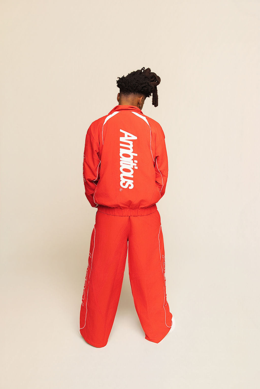 Red Windbreaker Set