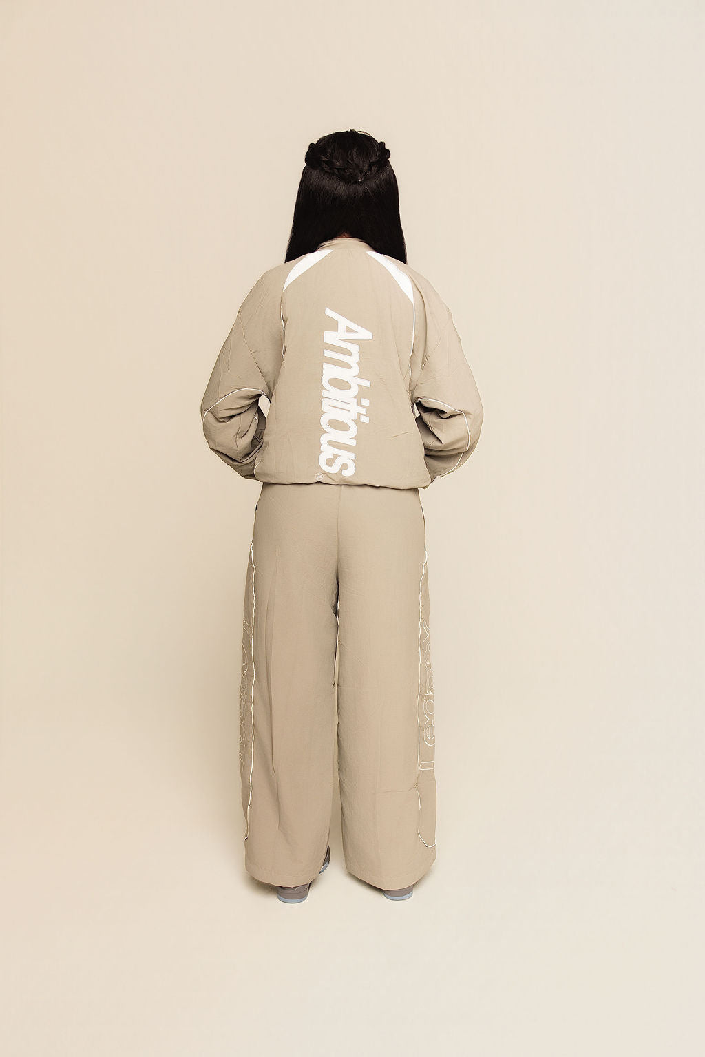 Grey Windbreaker Set